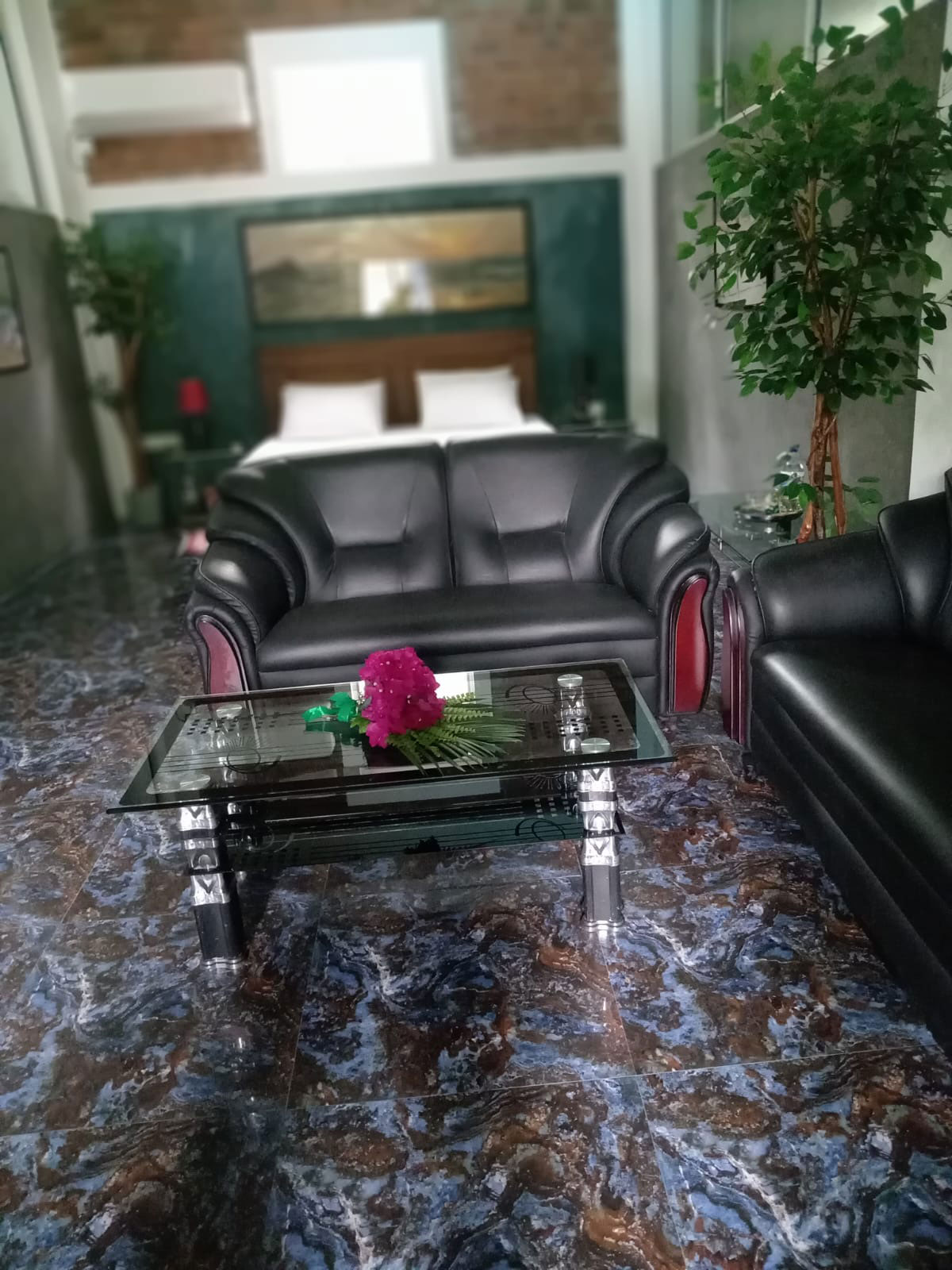 Der Schlaf und Wohnbereich