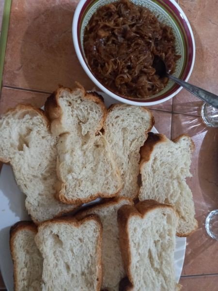 Onion Sambal zum Abendessen