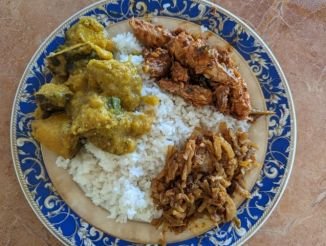 Rice & Curry im Angels Home... hmmmm...