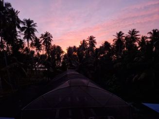 Unser Ausblick von der Dachterrasse