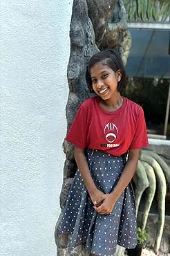 Entwicklung Deepthi August 2025 im Angels Home for Children in Sri Lanka