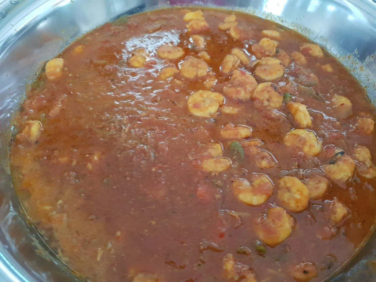Prawns in Tomatenso&szlig;e