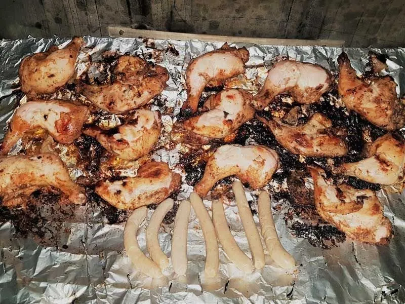 F&uuml;r den ersten Versuch waren wir mit dem Grillergebnis schon ganz zufrieden.