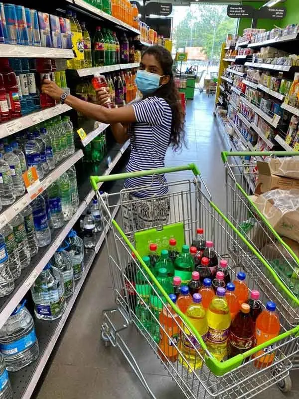 Snacks und Getr&auml;nke einkaufen mit Sodi