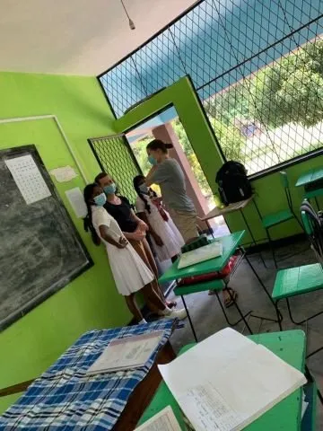 Klassenzimmer der &auml;lteren M&auml;dchen