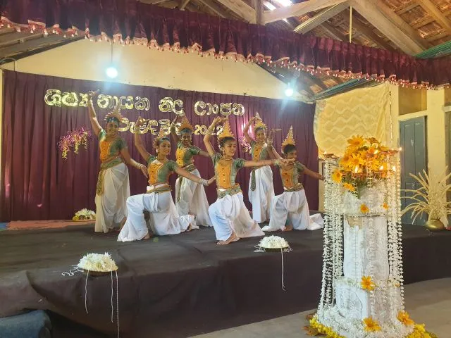 Ein fantastischer Auftritt unserer Theyaga mit einem traditionell Sri Lankanischen Tanz