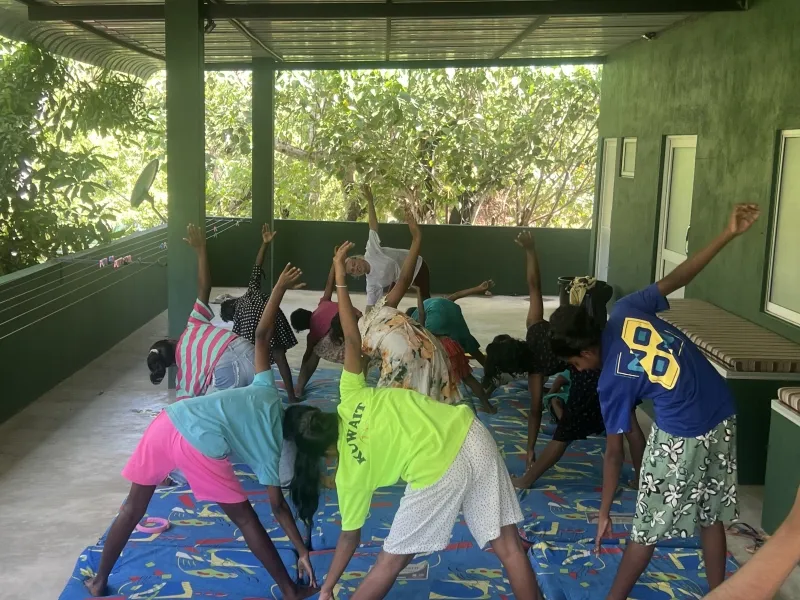 Yoga mit den Girls 