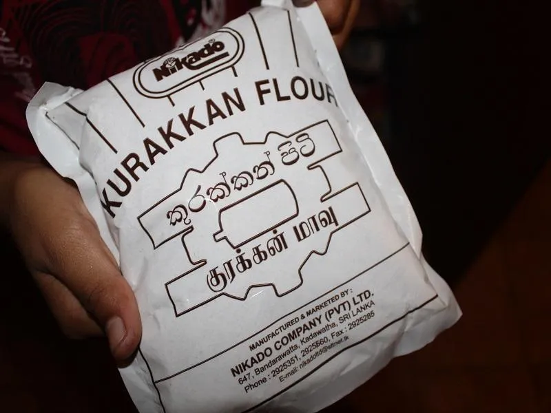 Kurakkan Mehl in einer 400 Gramm Packung