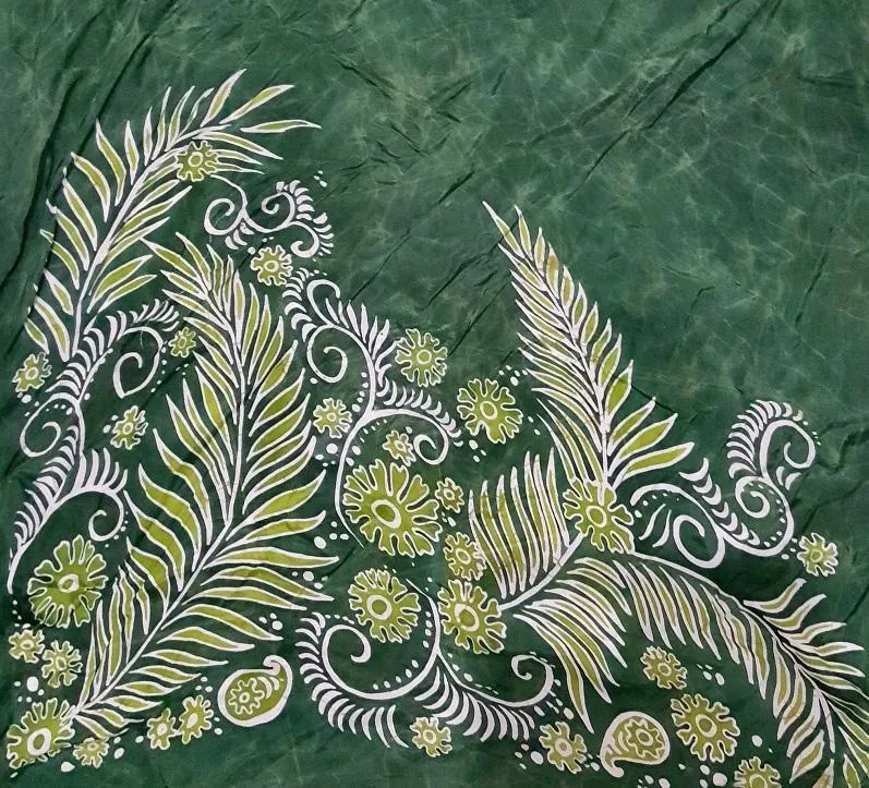 Kunstwerk in Batik