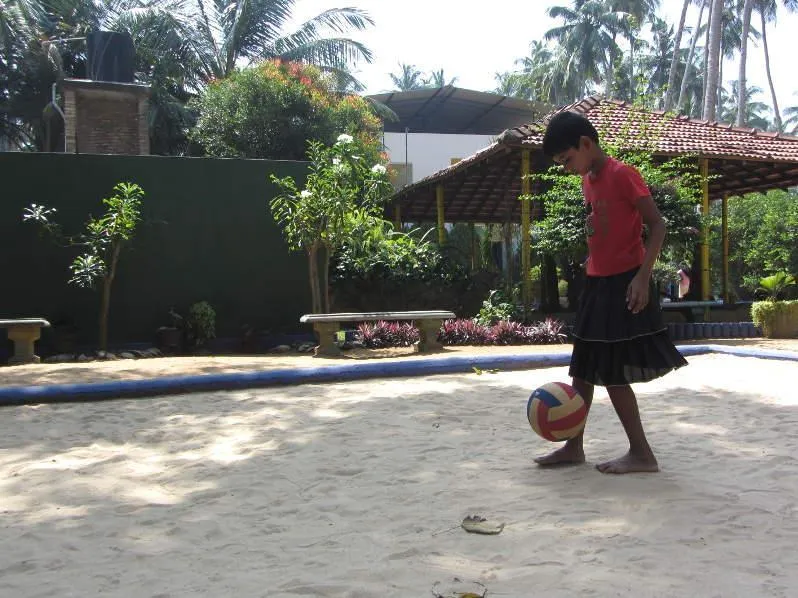 Bodika stoppt den Ball