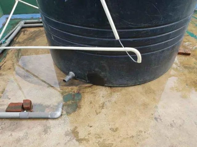 Leck im 5000 Liter Wassertank