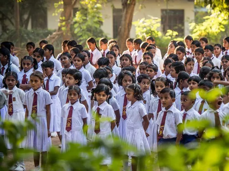 Schulkinder in Sri Lanka