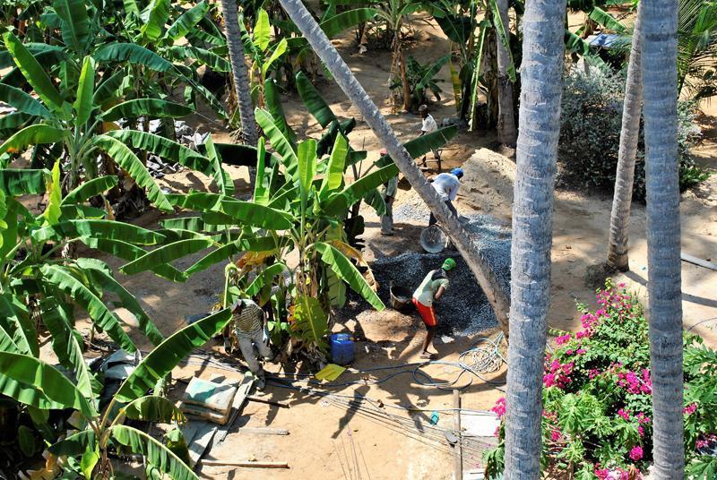 Bau-Fortschritt unseres neuen Krankenzimmers