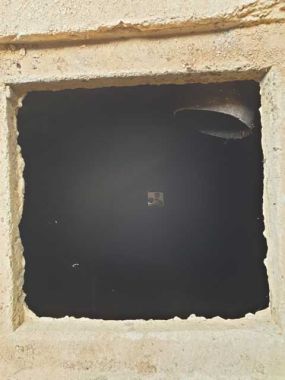 Nach 2 Stunden Dauerregen ist der Tank voll