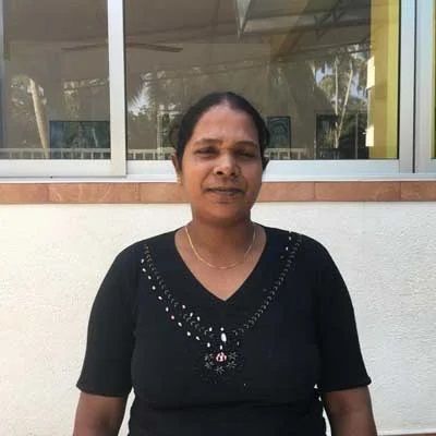 Deepani seit über 15 Jahre kocht sie im Angels Home