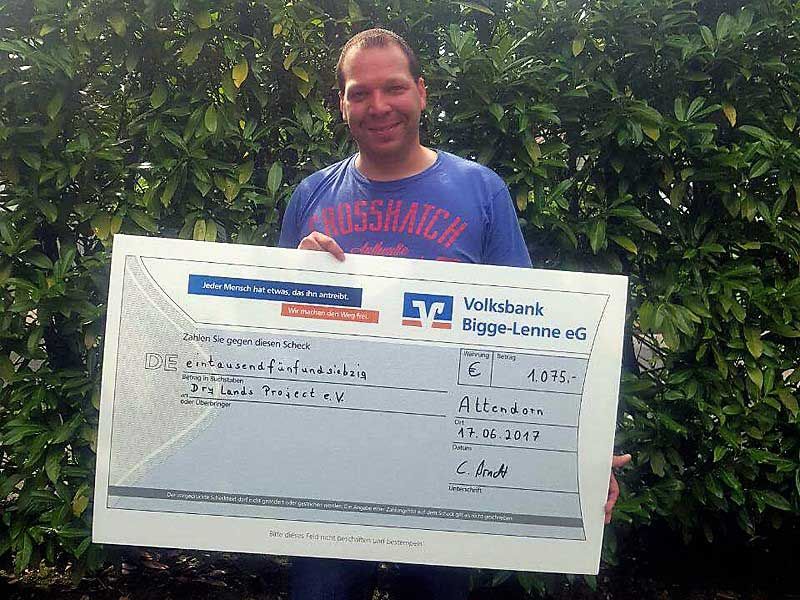 Feierliche Unterstützung für das Angels Home