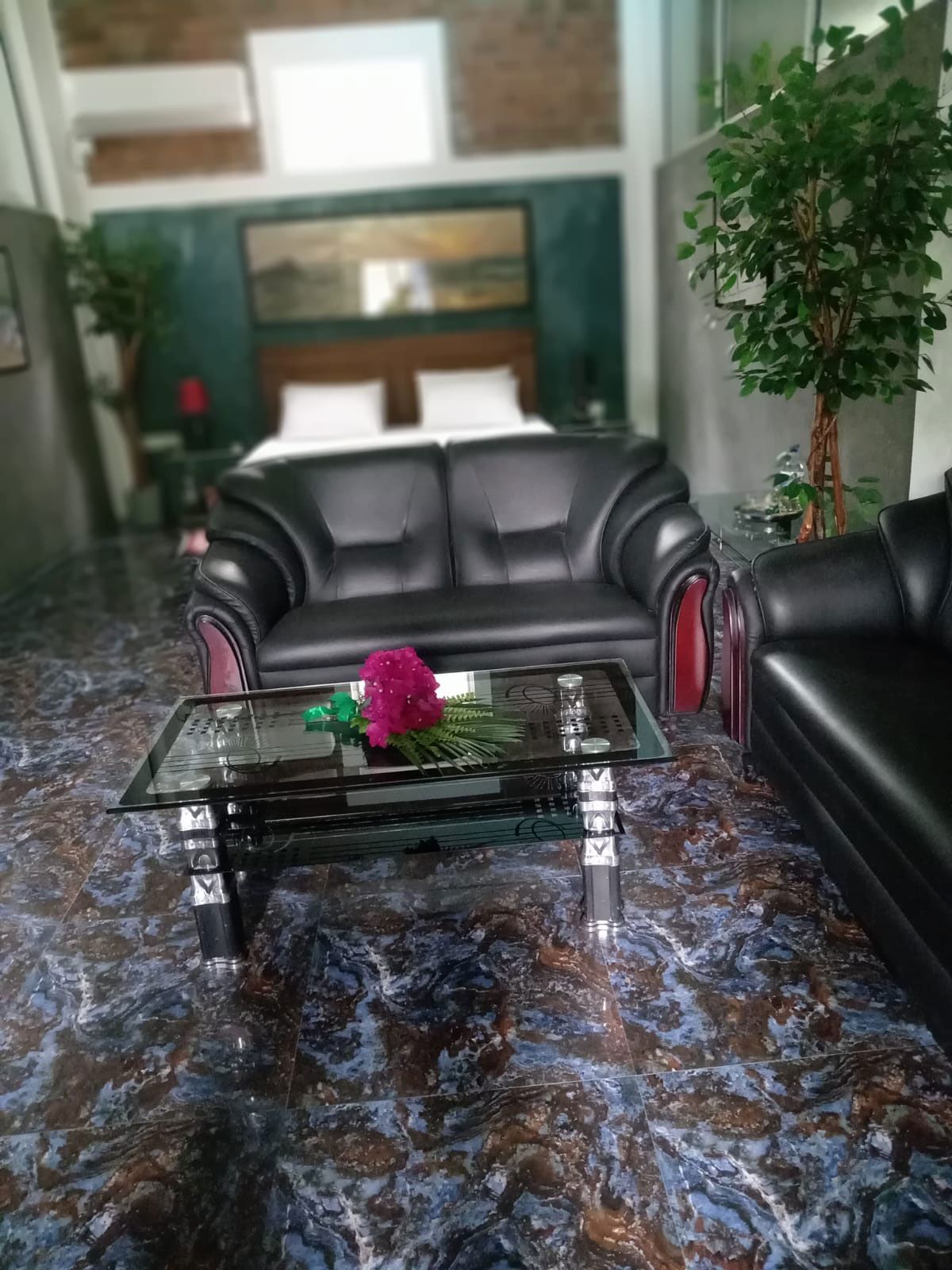 Der Schlaf und Wohnbereich