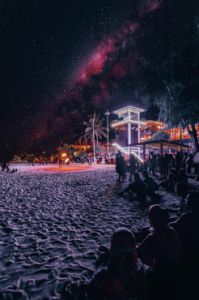 Night Life on Hikkaduwas Beach
