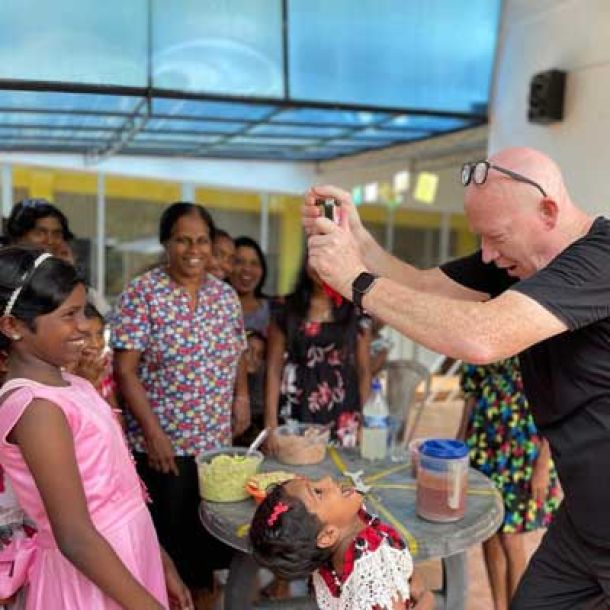 New Year Games im Angels Home for Children in Sri Lanka